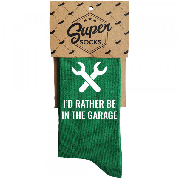 Skarpety "I'd rather be in garage"