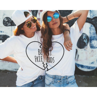 Komplet koszulek damskich "Najlepsze przyjaciółki"