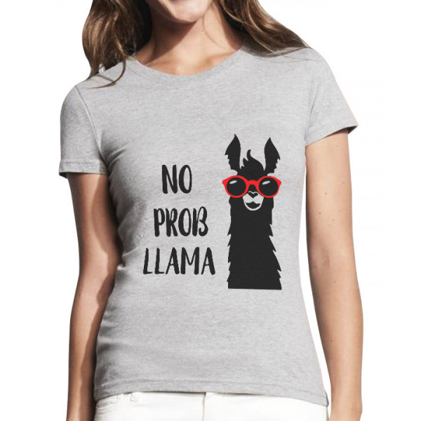 Koszulka damska "No prob-llama"