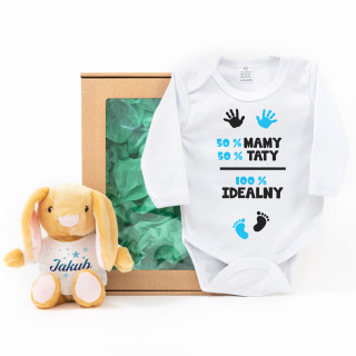 Zestaw prezentowy dla niemowlaka „100% doskonalny”