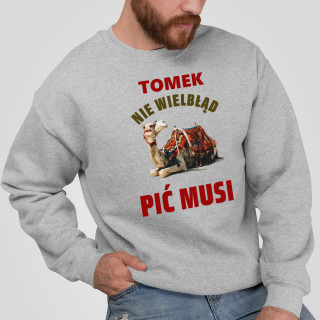 Bluza "Wielbłąd" z wybranym imieniem (bez kaptura)