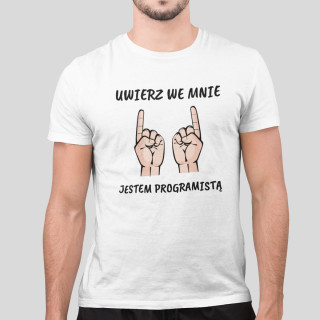 Koszulka "Uwierz w programistę"