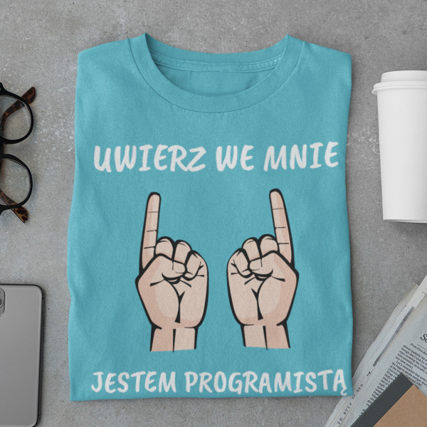 Koszulka "Uwierz w programistę"