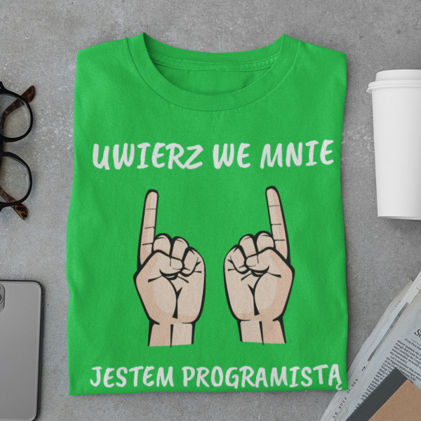 Koszulka "Uwierz w programistę"