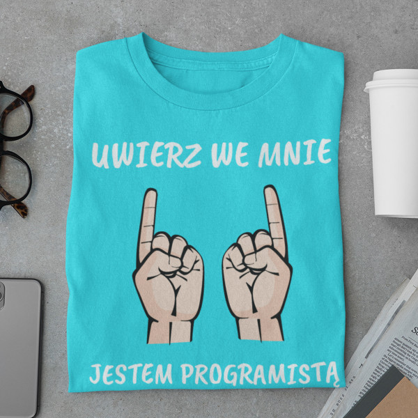 Koszulka "Uwierz w programistę"