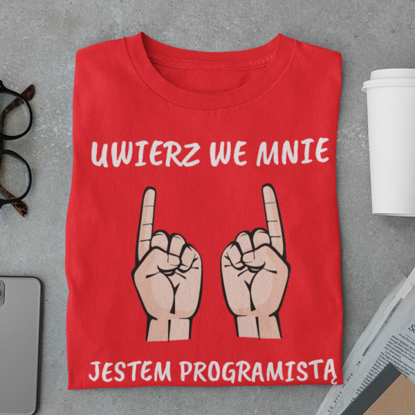 Koszulka "Uwierz w programistę"