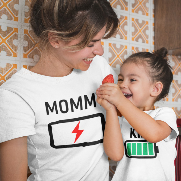 Koszulka damska „Bateria - Mommy”