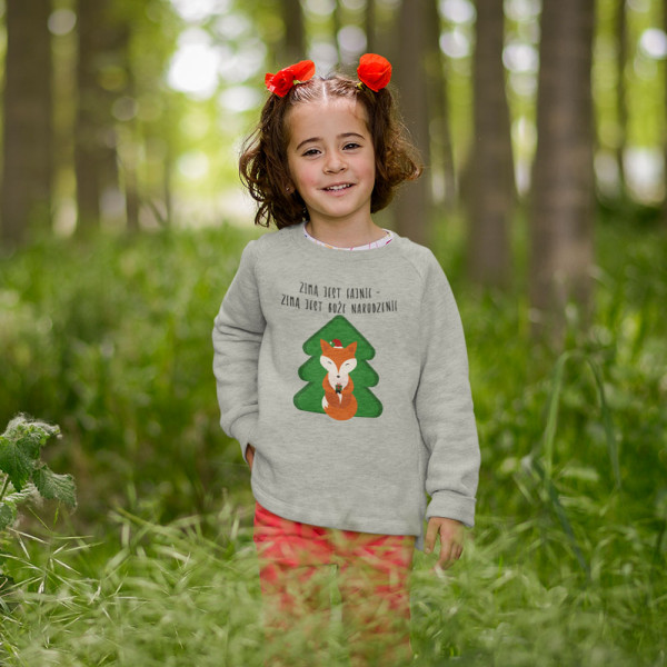 Bluza dla dziecka „Bożonarodzeniowy lisek” (bez kaptura)