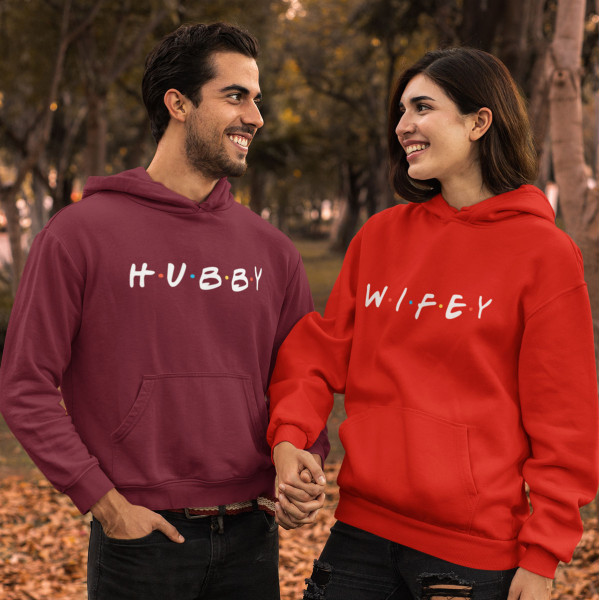 Zestaw bluz "Hubby and Wifey"