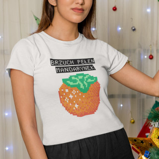 Koszulka damska „Brzuch pełen mandarynek” 