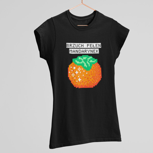 Koszulka damska „Brzuch pełen mandarynek” 