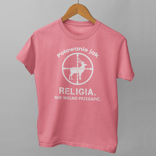 Koszulka „Polowanie to religia”