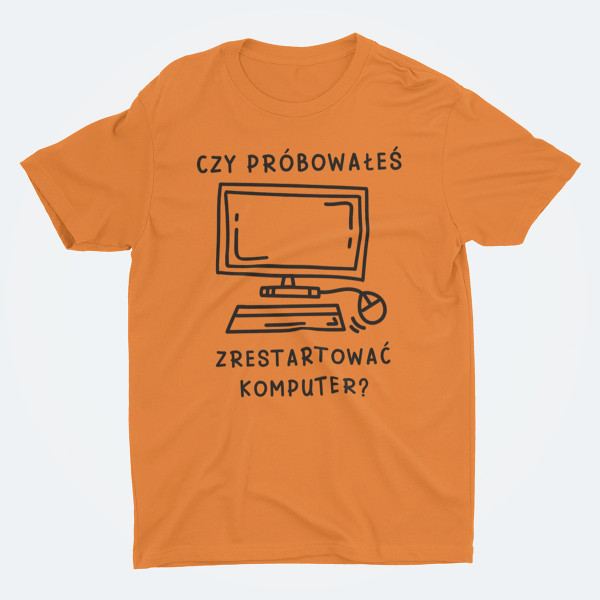 Koszulka "Zrestartować komputer"