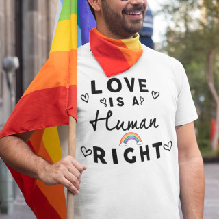 Koszulka "Love is a human right"