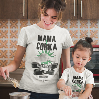 Zestaw koszulkowy dla mamy i dziecka „Matka i córka”