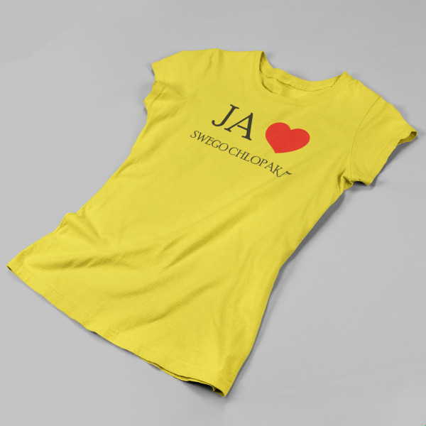 Koszulka damska "Kocham swego chłopaka"
