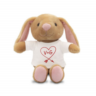 Pluszowy króliczek "Binky - miłość" z wybranymi przez Ciebie inicjałami