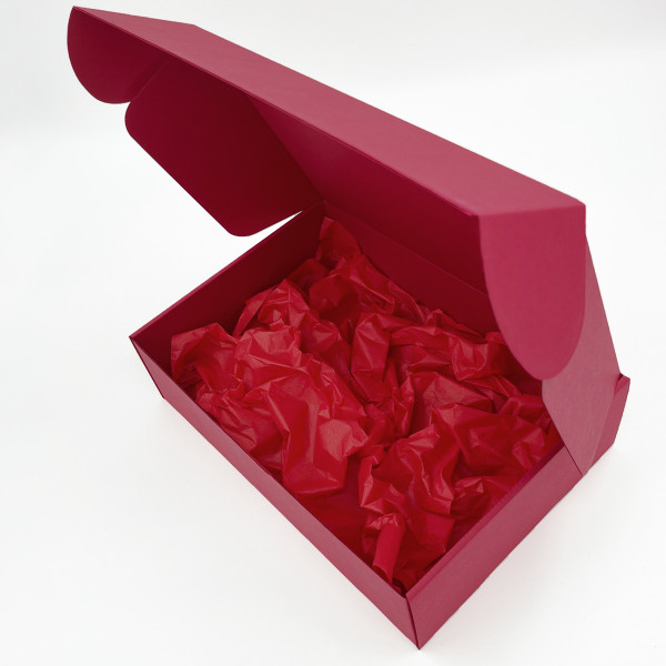 Pudełko prezentowe Premium, ciemnoczerwone 305x215x85mm