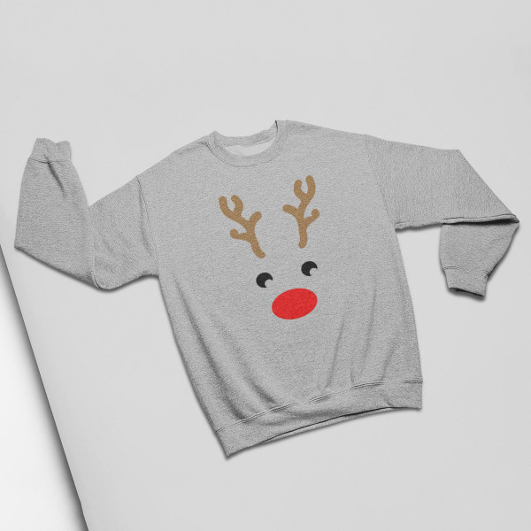 Bluza dla dziecka „Renifer Świętego Mikołaja” (bez kaptura)