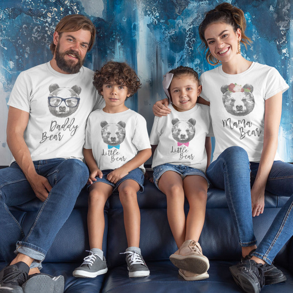 Koszulka dziecięca dla dziewczyn "Little bear"