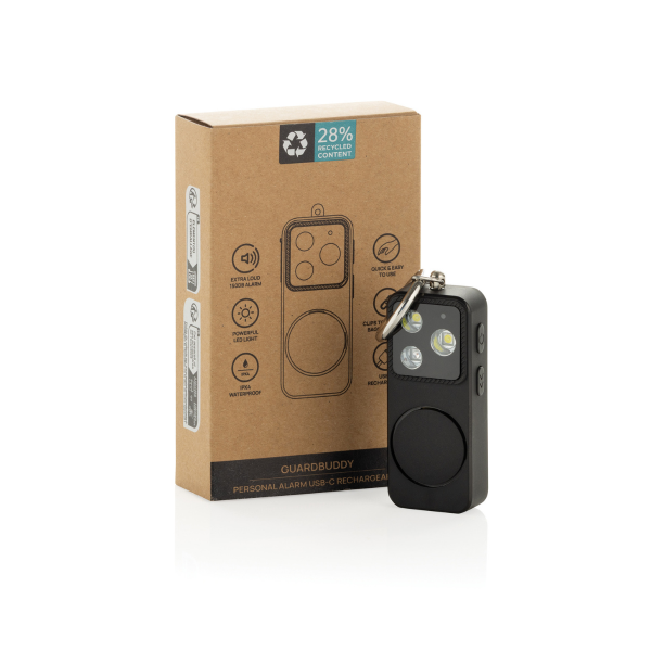 Osobisty alarm SOS "GuardBuddy", 150 dB