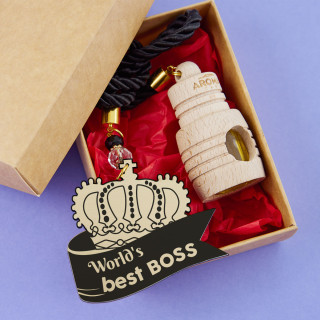 Zapach do samochodu „World’s best boss”
