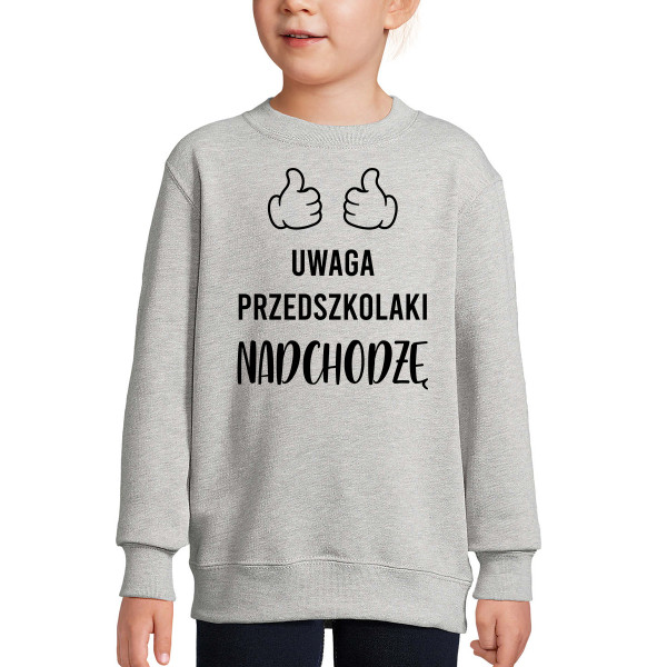 Bluza dla dziecka "Idę do przedszkola" (bez kaptura)