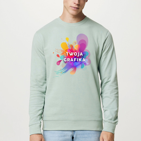 Bluza IQONIQ Zion z własnym nadrukiem (bez kaptura)