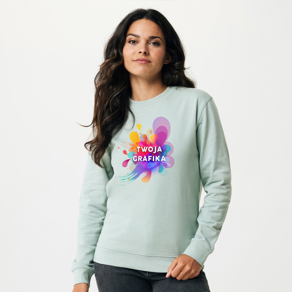 Bluza IQONIQ Zion z własnym nadrukiem (bez kaptura)