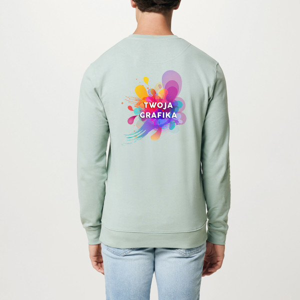 Bluza IQONIQ Zion z własnym nadrukiem (bez kaptura)