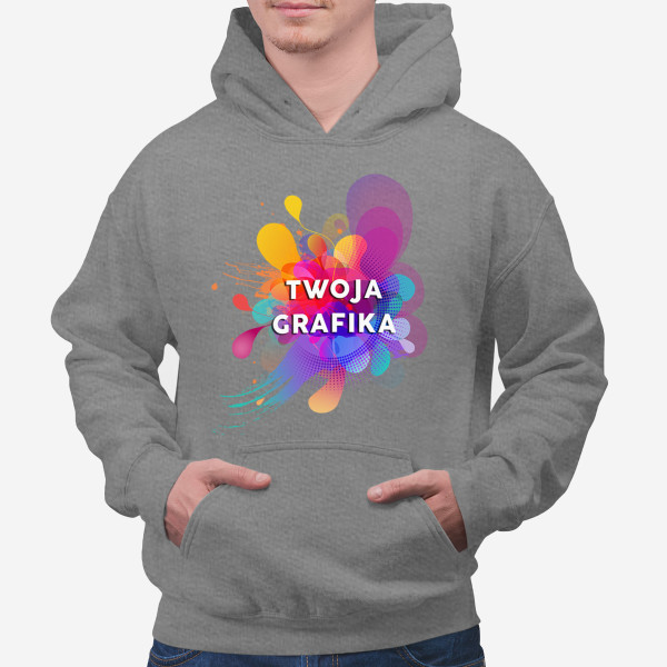 Bluza z Twoją grafiką (z kapturem)