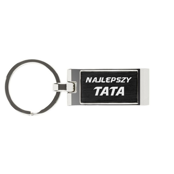 Brelok z grawerem "Najlepszy tata" Brelok z grawerem "Najlepszy tata"