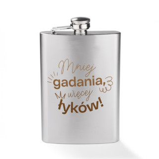 Butelka do picia "Mniej słów" (240ml)