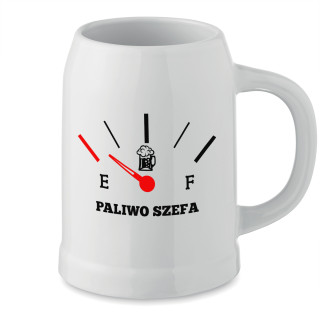Ceramiczny kubek "Paliwo Szefa"