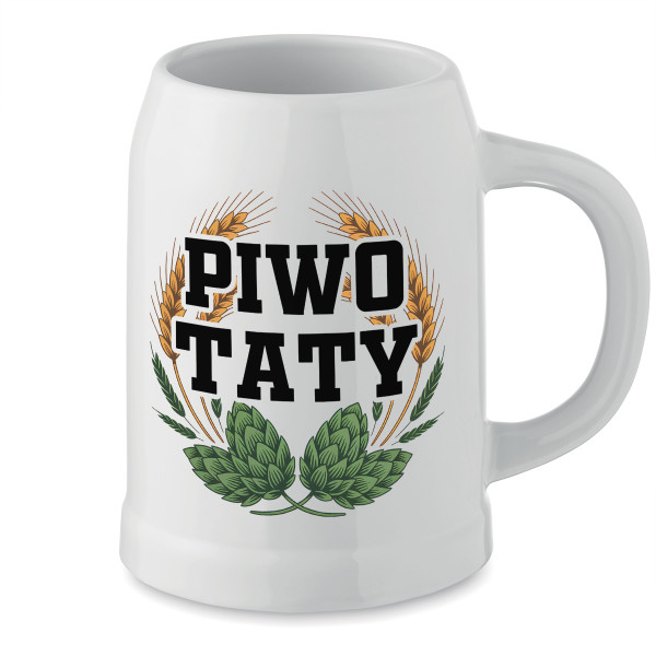 Ceramiczny kubek "Piwo taty"