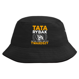 Czapka Panama "Tata rybak - typowy tata, ale twardszy"