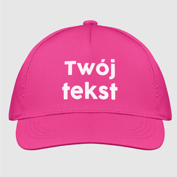 Czapka z wybranym przez Ciebie napisem