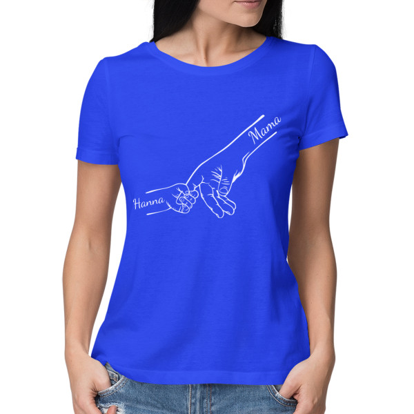 Damska koszulka "Mama i dzieci" z wybranymi imionami dzieci