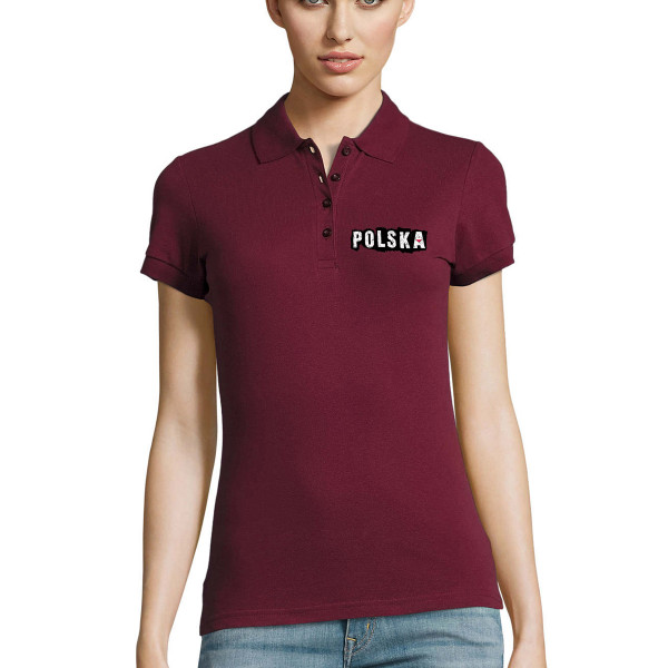 Damska koszulka Polo "Polska"