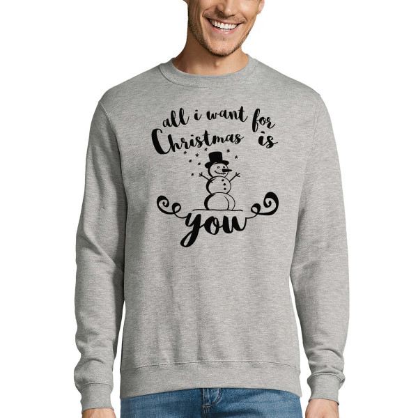 Bluza "All I want for Christmas is you" (bez kaptura)