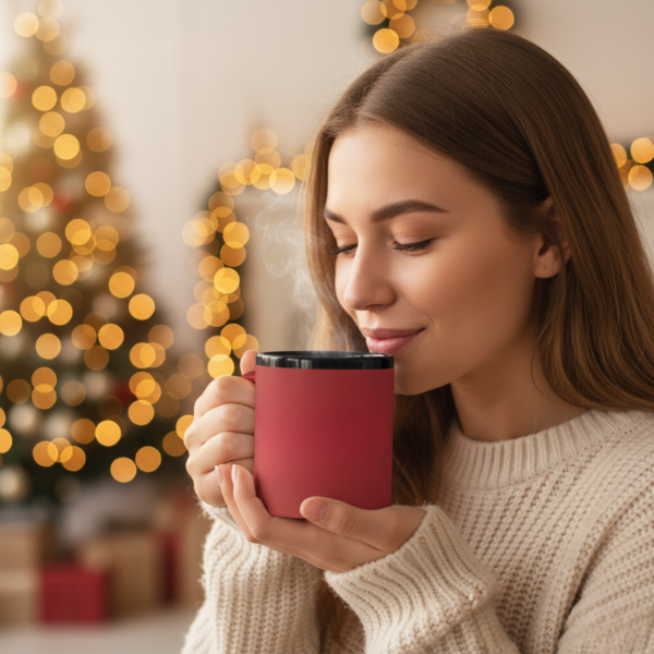 Grawerowany kubek "Ciesze sie chwilą obecną"