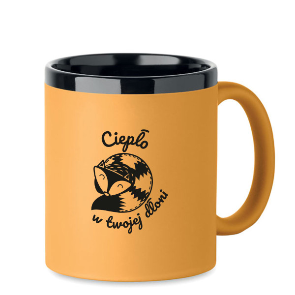 Grawerowany kubek "Ciepło w twojej dłoni"