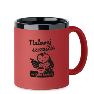 Grawerowany kubek "Nalewaj szczęście, nie tylko herbatę"