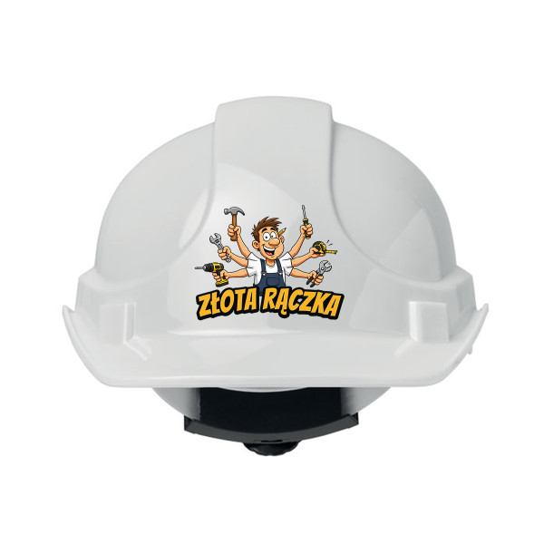 Kask budowlany "Złota rączka"