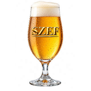 Kieliszek do piwa "Szef" Kieliszek do piwa "Szef"