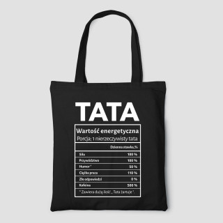 Kolorowa torba materiałowa „Zestaw taty”