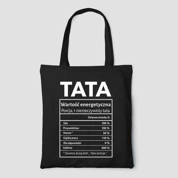 Kolorowa torba materiałowa „Zestaw taty”