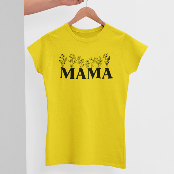 Koszulka damska "Mama - dziki kwiat"