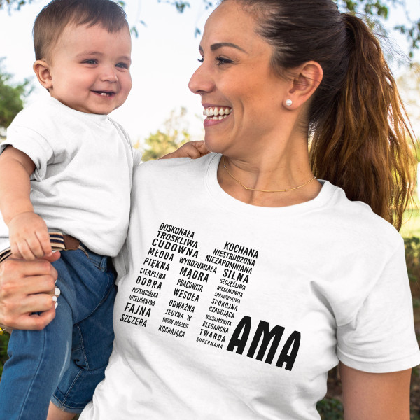 Koszulka damska "Mama jedyna w swoim rodzaju"