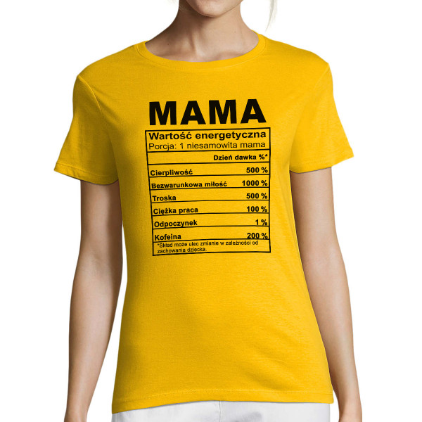 Koszulka damska "Skład mamy"